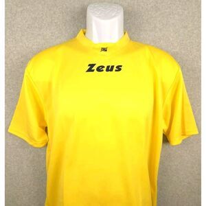 Zeus Veste Gli Dei Mens Activewear Shirt Medium‎ Yellow